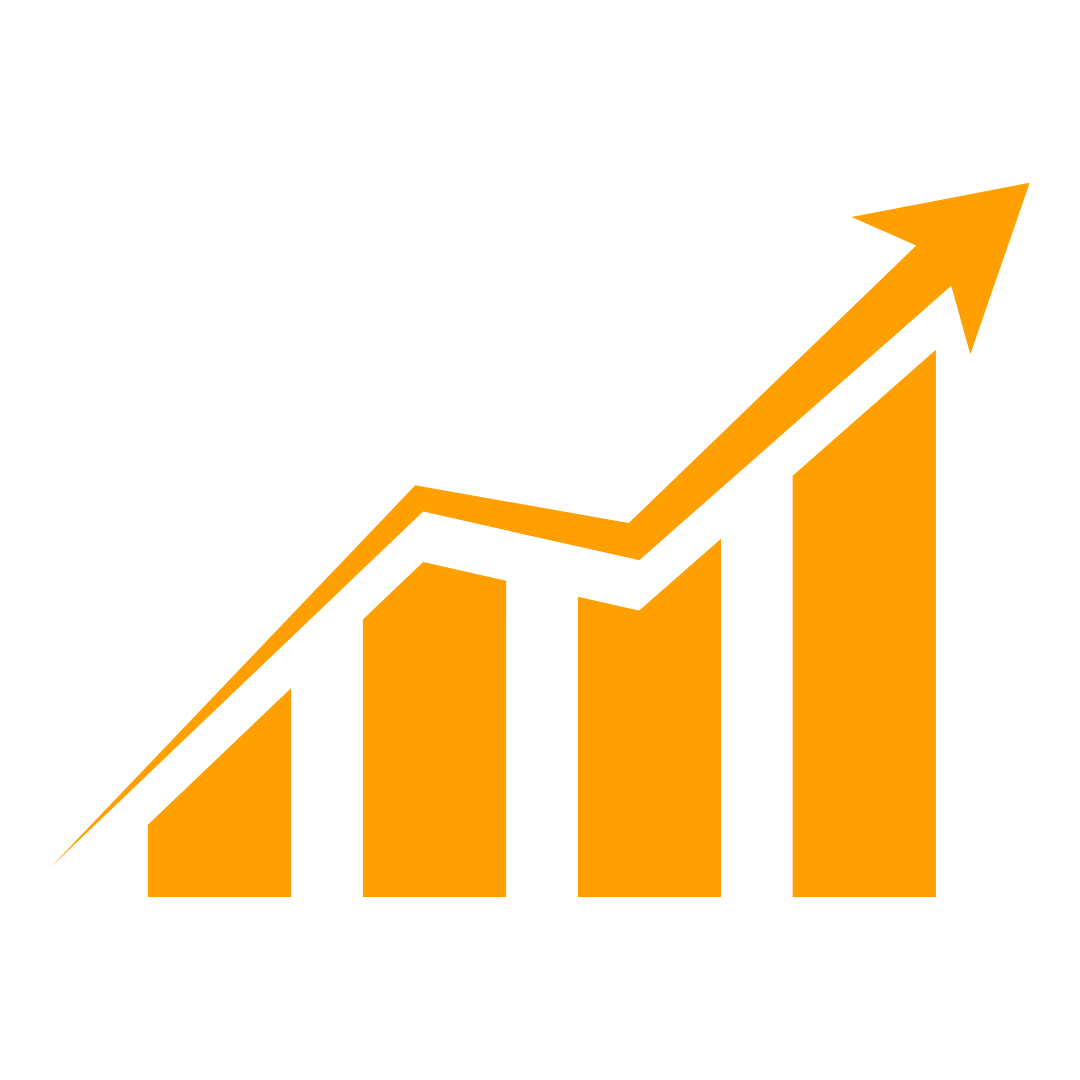 Stock Increase - Black – Bold Integrated Payments Stock Increasing Icon